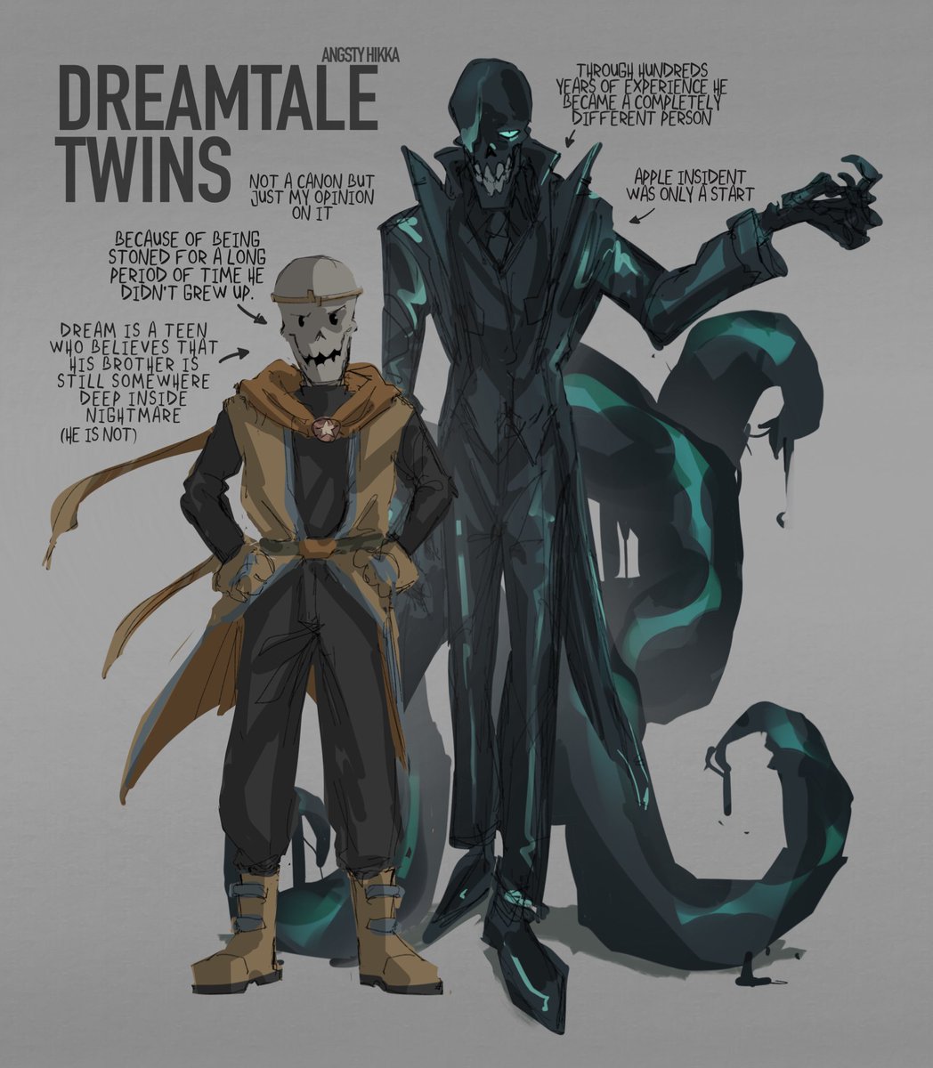 HikkaMoved's tweet photo. Here both brothers
Also yes theres a few headcanons of mine 👉👈
#undertaleAU https://t.co/sJhotRqXC0