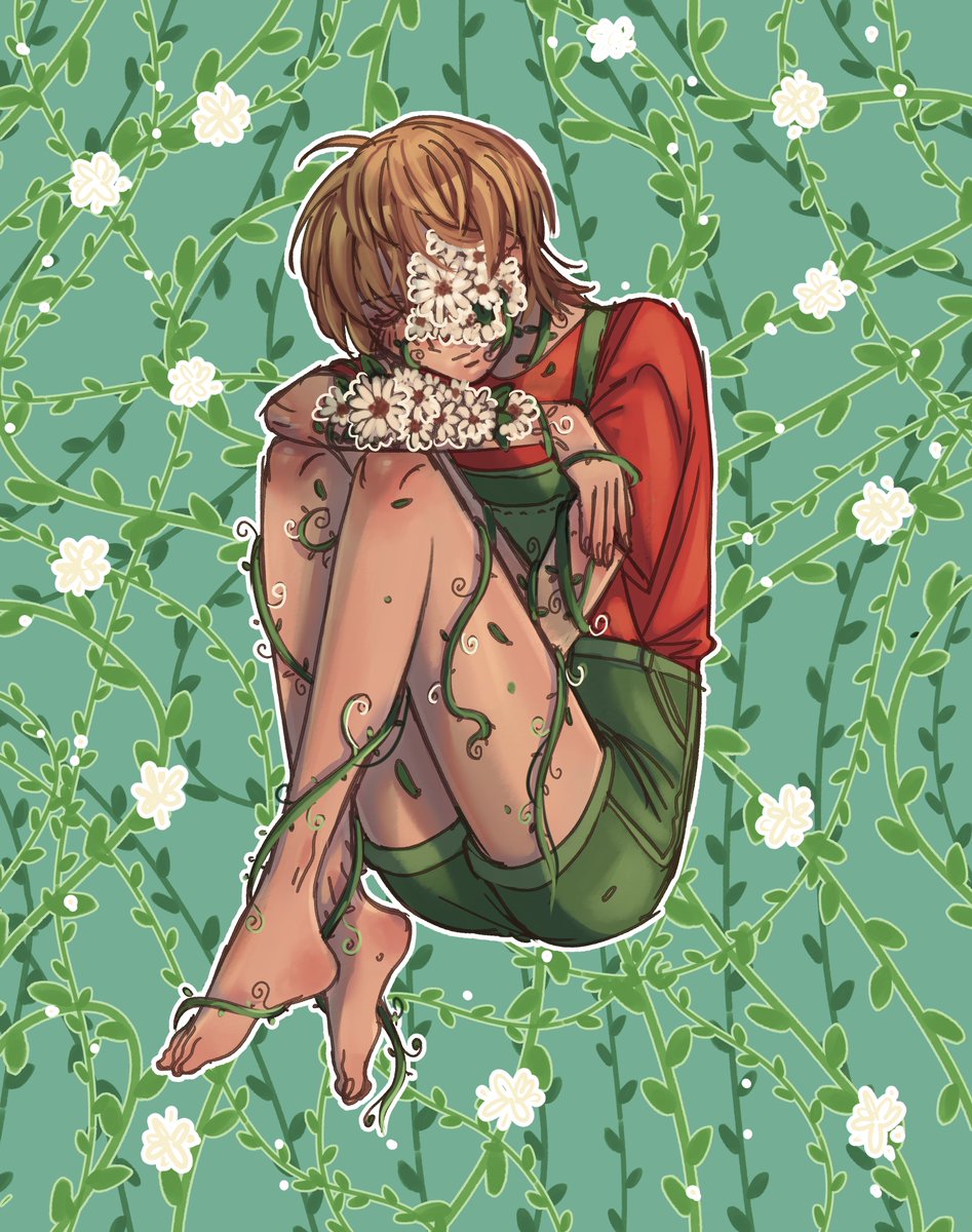 theoziunm's tweet photo. Desenho do Ângelo com florzinhas 🌼🌿 https://t.co/aUG1e8cDlQ
