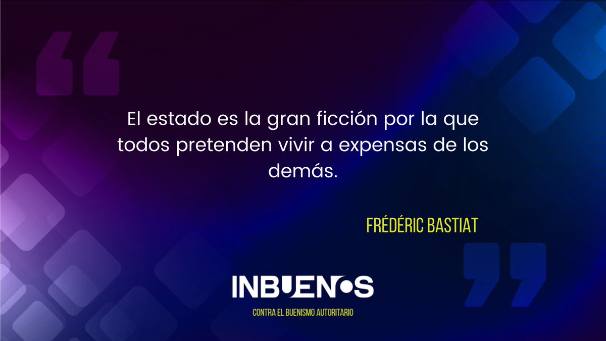 inbuenostv's tweet photo. Bastiat esta más presente que nunca en estos tiempos, donde parece que el miedo y la incertidumbre invaden al hombre haciéndolos buscar refugio en el Estado y su protección.

@edmcgrath @popeyecubs68 @linaresfulo https://t.co/skkh7JBOuJ