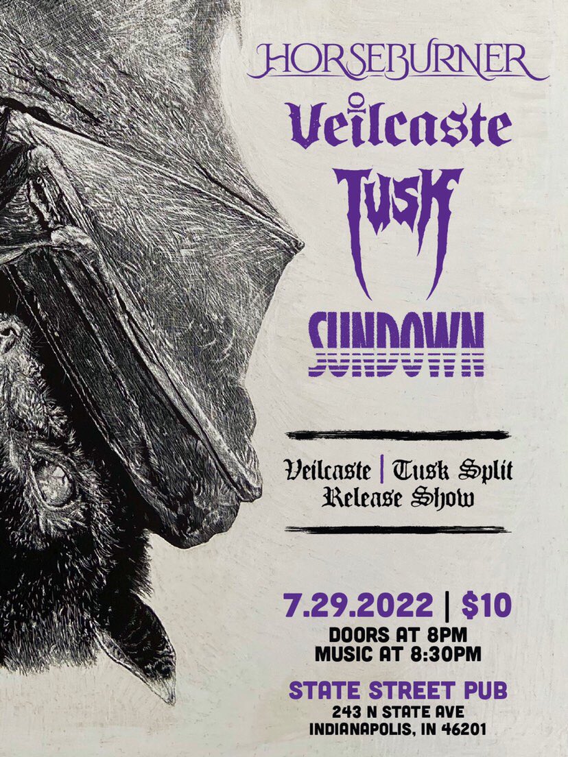carterseaton's tweet photo. i love the fact that the next @SUNDOWN__band show is a metal show with @Horseburner, veilcaste and tusk and the next day, we’re playing a hip-hop show in ft. wayne with @siriusxblvck and @DraycoMcCoy :) https://t.co/2oqkbqXwgd