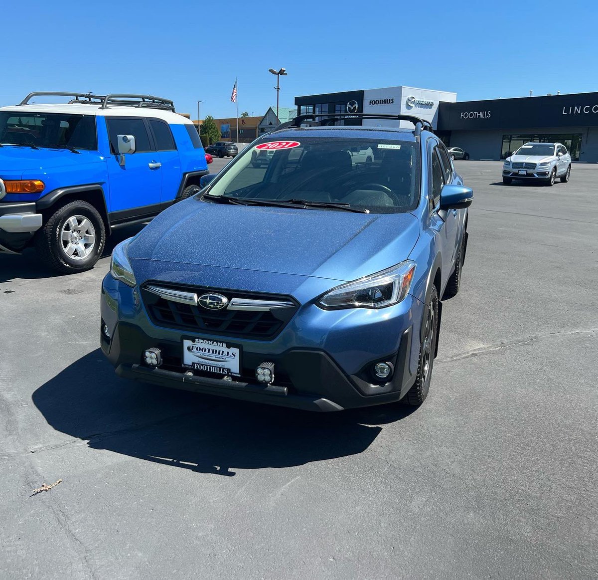foothills_m's tweet photo. VEHICLE PICK OF THE WEEK❗️
2021 Subaru Crosstrek Limited -AWD
TODAY'S SALE PRICE: $35,500
● History Report: 1 Prior Owner, 0 Accidents
• Pre-Collision Warning System
• Power Liftgate
• Sunroof
• Remote Keyless Entry
• Apple CarPlay
• Rear Parking Camera
and more…. https://t.co/8ige2Rs42i