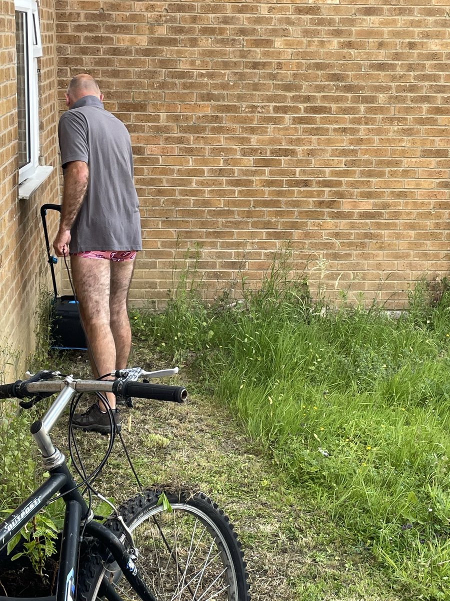 MistressMD1's tweet photo. I’m sure my hairy hoe thought the only #punishment for going awol last month was to buy my new mower &amp; cut my grass 🤷🏽‍♀️

WRONG!! You’ll wear @tributetoken #sissy shorts whilst out there too!! 
😈🤣😈 https://t.co/DaT5Hyl9CO