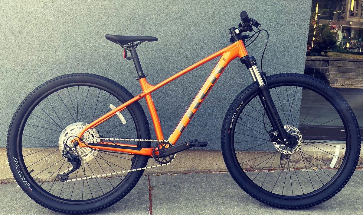 ZiggysCycleKW's tweet photo. If you are looking for a great entry level mountain bike to ride this summer the @TrekBikes Marlin 6 $1099.99 is the whip for you 🤘

We have a size runs in a few colour waves! 
#trekbikes
#marlin6
#mountainbike
#mountainbikes
#trekbike https://t.co/uX91pIgUDg