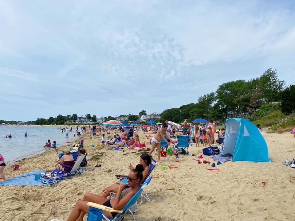 FireOnset's tweet image. Members are out on Unit 1 during Family Beach Day! The crew even brought some popsicles to hand out! Don’t forget to safe and hydrated on the beach.