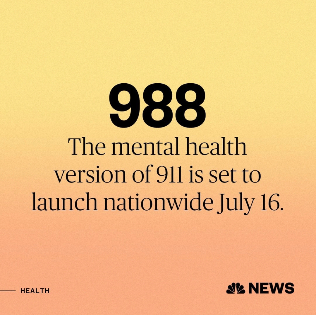 Save the number. Share the number. Don’t be afraid to use it if you need to. And as always, continue to check on your loved ones. Even when they say they’re okay, check on them again. 💛