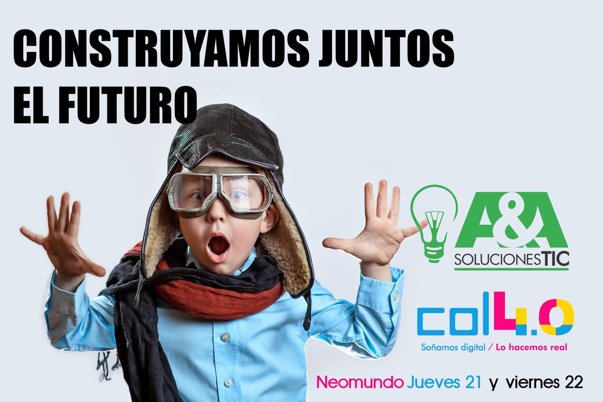 aiaticom's tweet image. Tenemos la alegría de compartirles que estaremos en #Col4.0 en nuestra ciudad de #Bucaramanga este jueves 21 y viernes 22 en el centro de convenciones #Neomundo.

Los esperamos para hablar de tecnología y de cómo vamos a construir juntos el #Futuro.

bit.ly/3PQ6zCP