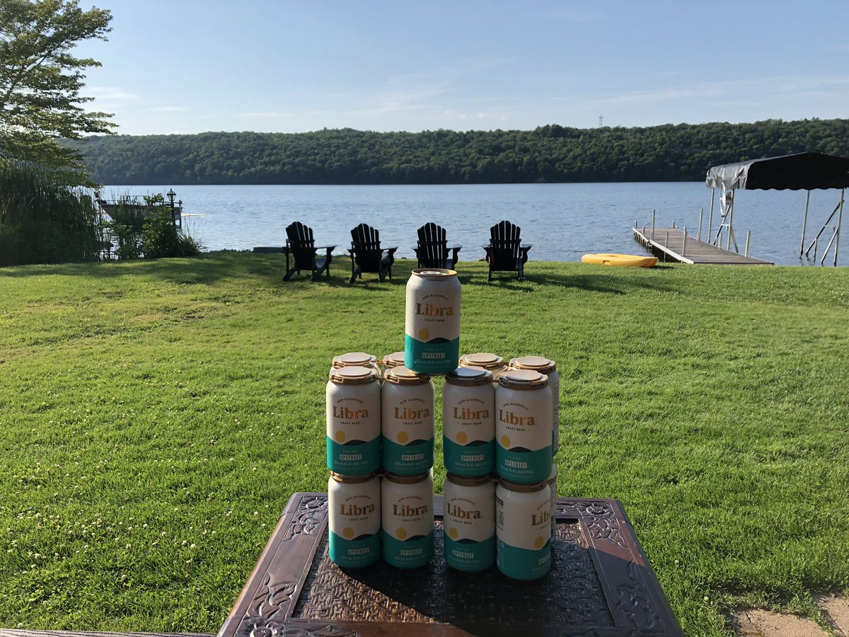 lhpoon's tweet photo. @UpstreetBrewing @alancross @serenaryder Cottage &amp; my Libra! Excellent nose, full bodied, smooth and refreshing without the calories! We’ll done Upstreet! From a fan from Ottawa, Ontario at SandLake near Westport, Ontario! https://t.co/70L1ERZ5C6