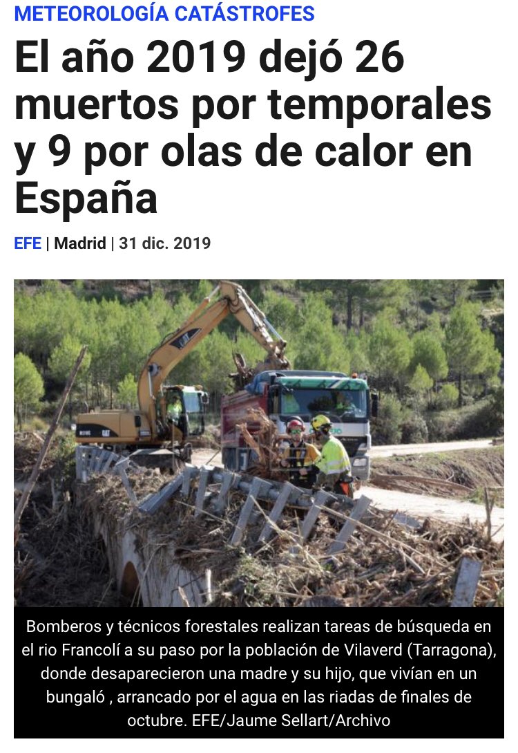 🚨Número de muertos por calor en España:

2016:7
2017:7
2019:9
2022:714 en Junio!
360 en 6 días de Julio!🤯

Han aumentado los fallecidos por calor un 13.250% en sólo 3 años?siendo 2019 uno de los más cálidos desde 1965?

¿Vamos a seguir permitiendo que nos traten cómo idiotas?🤬