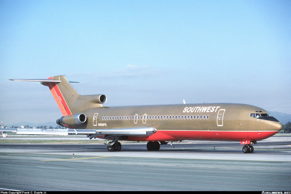 Southwest Airlines Boeing 727-227 N561PE LAX/KLAX Los Angeles