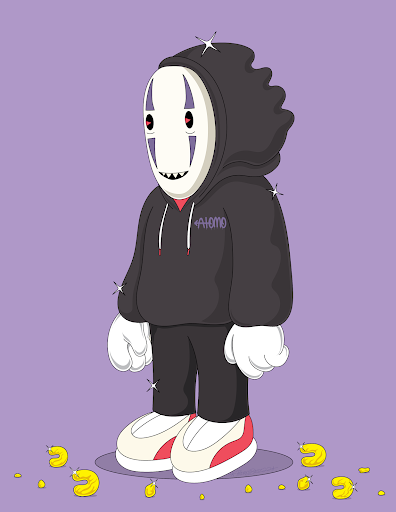 AtomoSalesBot's tweet photo. No-Face Love bought for 0.70 ETH (786.44 USD) by swellamax from 0x6cf924 #atomogang https://t.co/qEA4NNBwql https://t.co/I9w9MyqUif