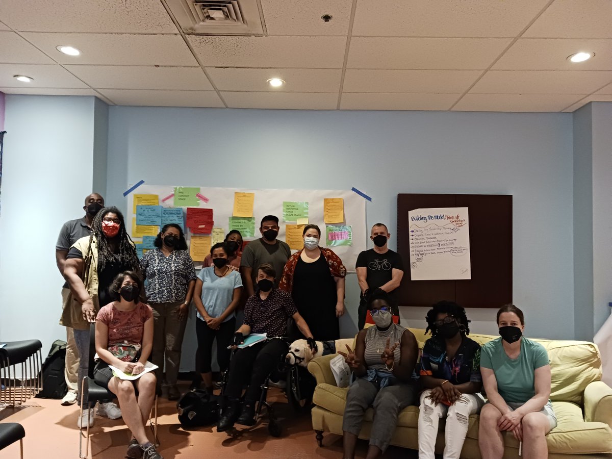 For the past six months, Boston Liberation Health, The City School and 14 residents of Boston have been developing a community mental health crisis response that does not involve cops or any law enforcement.  Today, we completed our first draft of the model!