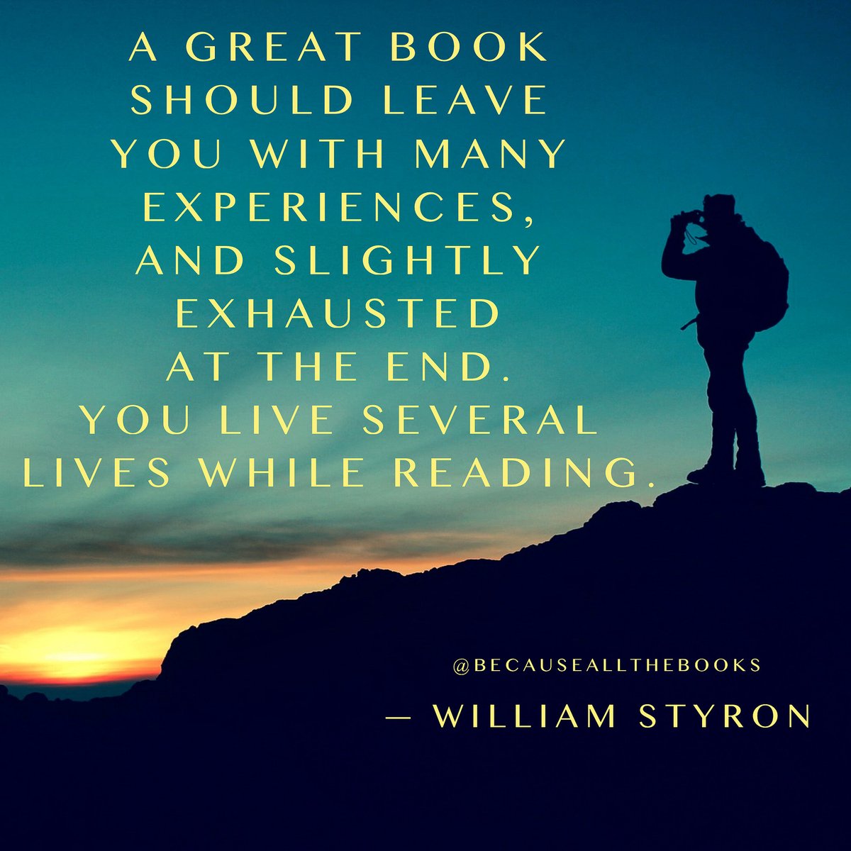 becausemybooks's tweet photo. Reading takes you places!
#BecauseAllTheBooks #ReadingAdventures #BookLifestyle #BookTravel #BookworkLife #BookWormForLife #BookWormLife #BookEscape #BookAdventure https://t.co/Vlhh5atahI
