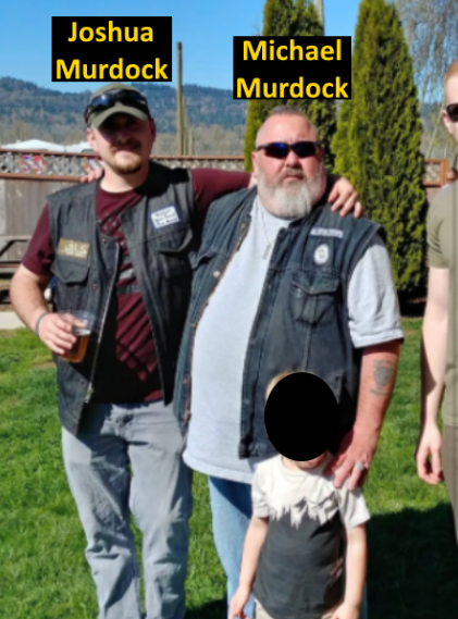 CVAgainstFash's tweet photo. The individual kicking this counter protester unprovoked is Michael Murdock of Salem, Oregon. He and his son Joshua participated in the assaults outside the Honkey Tonk in Salem today. https://t.co/viBxGODlND