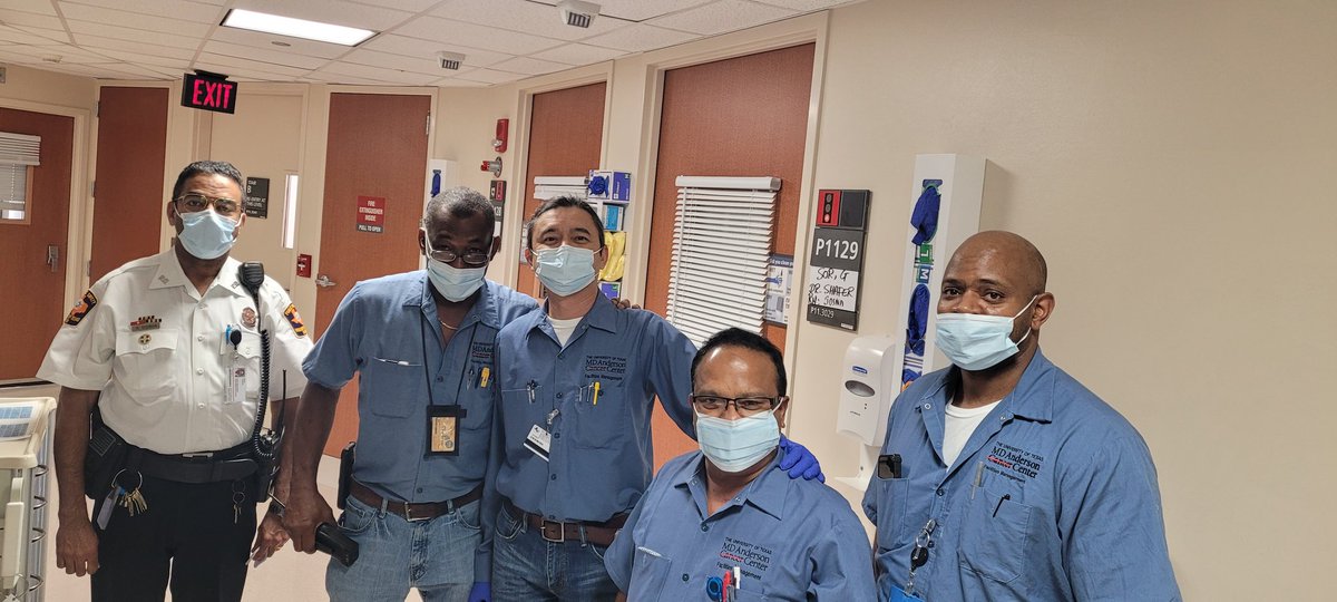 MattBerkheiser's tweet photo. Thank you to the @MDAndersonNews EHSSEM Fire and Life Safety Team for the fire drill today in Lutheran (10th, 11th, 12th floors). Excellent response by the nursing and clinical teams, operations and maintenance and UTPH. #corevaluesafety #endcancer @bryan406 https://t.co/9sLR1RJ6Nm