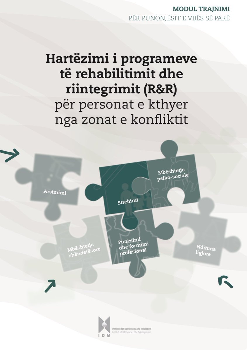 ArmelaXhaho's tweet photo. #Training #frontliners. Effective programs to #rehabilitate and #reintegrate returnees from conflict areas are crucial to improve the mental #wellbeing & #resocialization, mitigate radicalization & build community resilience to #VE
Check here module: https://t.co/451kw3SK7R https://t.co/gE3iLcPME0