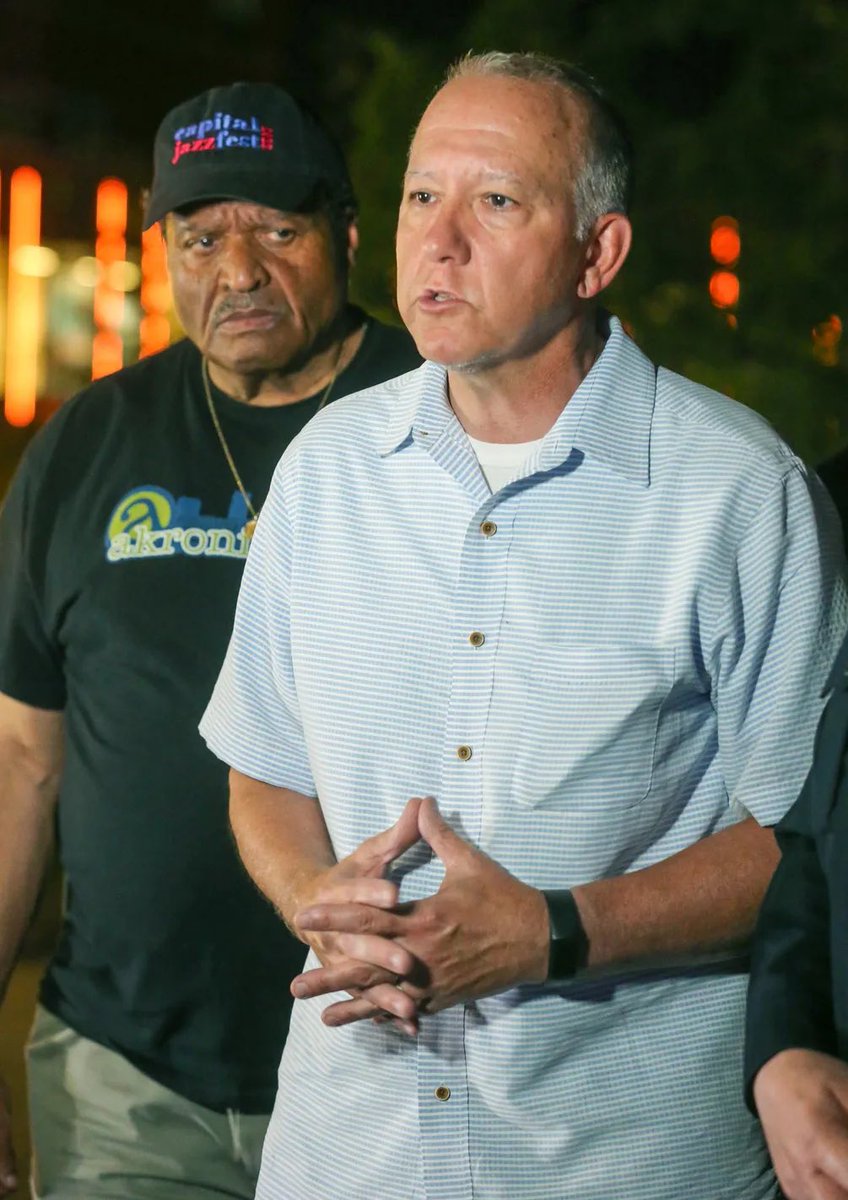 SirMaejorATL's tweet photo. BREAKING: Akron Mayor Daniel Horrigan has got his head so far of #AkronFOP Union’s ass because he knows they have dirt on him and his Deputy Mayor Charles A. Brown. The Union & #AkronPolice Dept made a “felonious” investigation and charges virtually disappear, once upon a time. https://t.co/nYMnWNouty