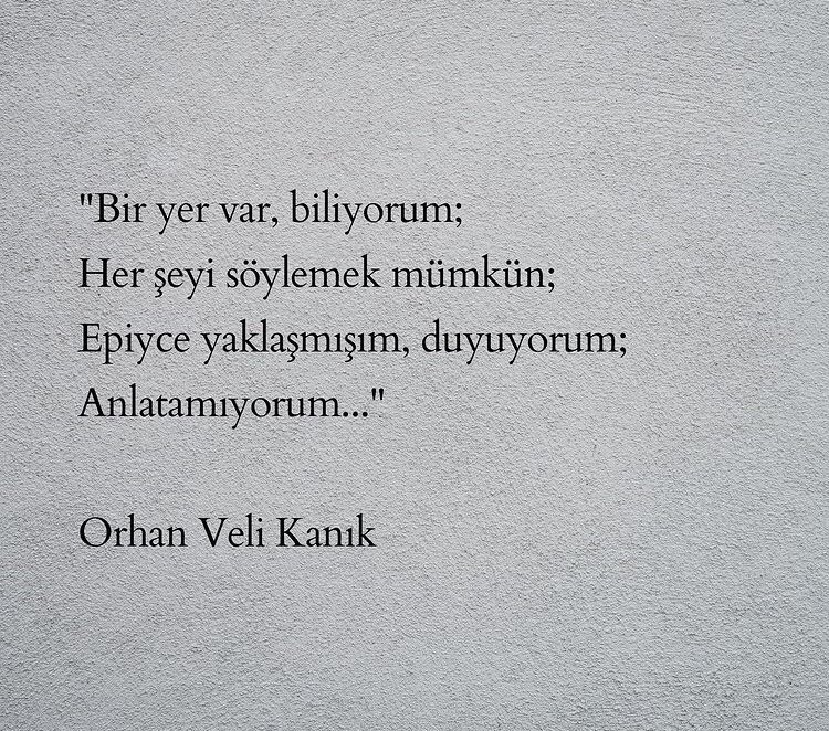 #OrhanVeliKanık