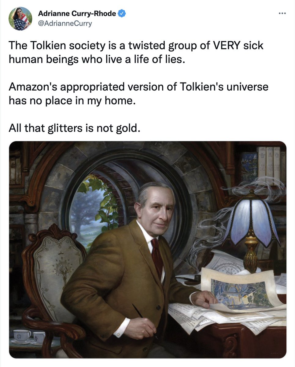 Lons's tweet photo. Hey, if putting non-white people into a Lord of the Rings show upsets you this much, you're a racist. That's it. There's literally no other explanation. You don't just love Tolkien or authorial intent or know a lot about the text or respect originalism... No one is buying this. https://t.co/piMTHrwK9S