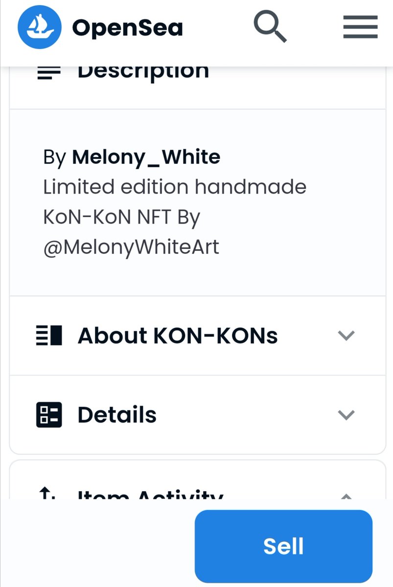 #NewProfilePic 😍 thank you @KON_KON_NFTs @MelonyWhiteArt for the #NFT #Giveaways I am extremely happy because I received a #NFT directly from  the #Artist #TheCreator @MelonyWhiteArt  #YesterdayMindDay #LimitedCollection 0.09E mint-kon-kon-nft.online @Blockchain_Buds thank you❤️