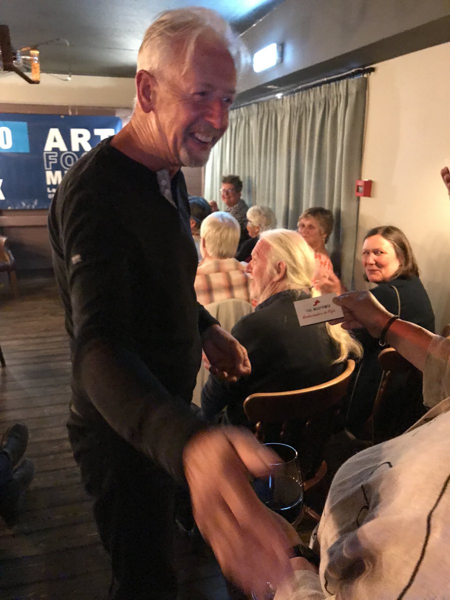 The fabulous <a href="/valmcdermid/">Val McDermid</a> interviewed by the equally fabulous <a href="/PhilJupitus/">PhilJupitus</a> introduced and awarded Ambassadors of Fife status by <a href="/David_Mach/">David Mach</a> An intimate evening of good food &amp; conversation in <a href="/crusoe_the/">The Crusoe</a> Brilliant start to <a href="/LargoArtsWeek/">Largo Arts Week 2024</a> A great community festival. #fifemademe