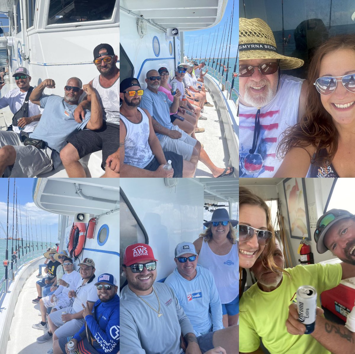 AWSroofing's tweet photo. THANK YOU to all of our AMAZING employees at AWS Roofing!! We appreciate all of your hard work!! 
#awsroofing #employeeappreciation #Seaspirit #fishinglife #bestemployees #volusiacounty #roofingcontractor #fishing #weloveouremployees https://t.co/6RmIG0YLC2