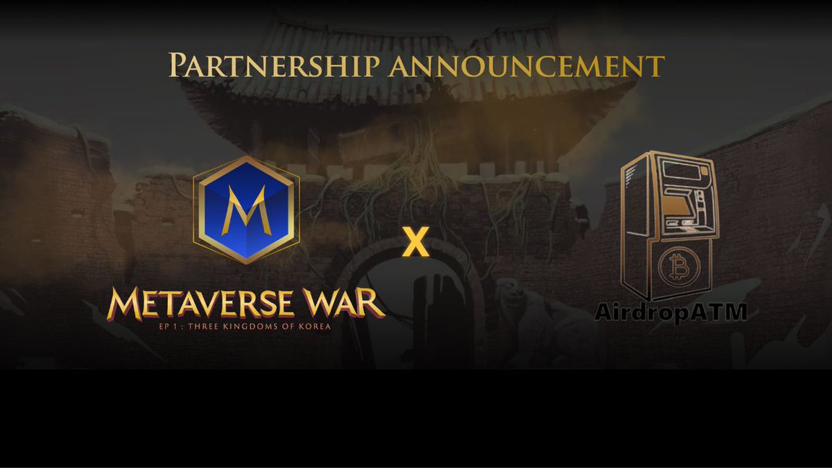 📢Airdropatm x MetaverseWar 

📍2차 이벤트!! NFT 수량 up !!
📍SNS 거버넌스기반 NFT 게임
📍7월말 텔레그램 게임출시

💰NFT x 200 ( 1 Klay Mint)

👉Like + RT + 3 Tag
@K_metaversewar
<a href="/bounty_atm/">𝑨𝑻𝑴 ⚡️🦅</a>

⏰~ 7/21

🔗Fill in form : giv.gg/dhcuPD

#NFTs  #metaversewar #airdropatm