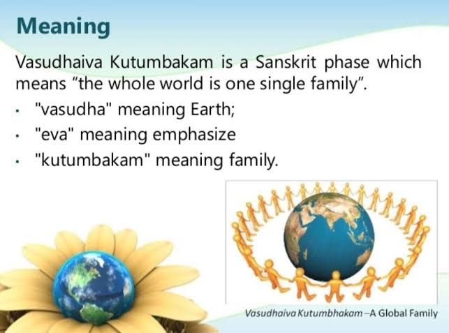 Imam_A_Siddique's tweet photo. ๐@emerald1910 #Namaste Mr. Leary, greetings & immense gratitude from #Mumbai #India. Here's the #SanskritShloka & the #Philosophy of #VasudhaivaKutumbakam #UniversalHumanFamily explained.
"Ayam nijah paro veti ganannaa laghuchetasaam, Udaaracharitaam tu vasudhaiva kutumbakam". https://t.co/uo6SgWLdpS