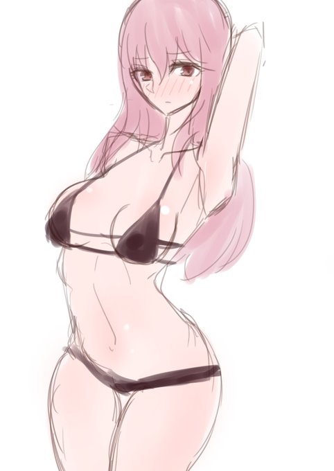 とりあえず慣らしでゆみさんを軽く描いてみる 