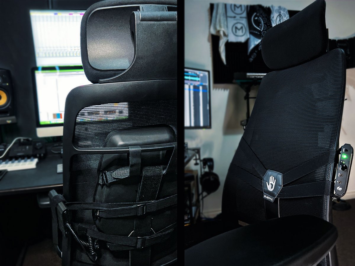 Getting this thing setup has been wild ride.....however a new desk chair, 600 velcro straps and 3 days of tweaking later. The <a href="/SUBPAC/">SUBPAC</a> really is worth the hype! 😍 #subpac #subpacs2 Bring on the #subpacx1