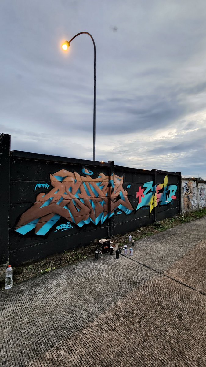 Zleid_Go's tweet photo. Yesterday’s activity with @ASHTWO 

#graffiti #graffriends #2022 https://t.co/YxlLzoWSyb