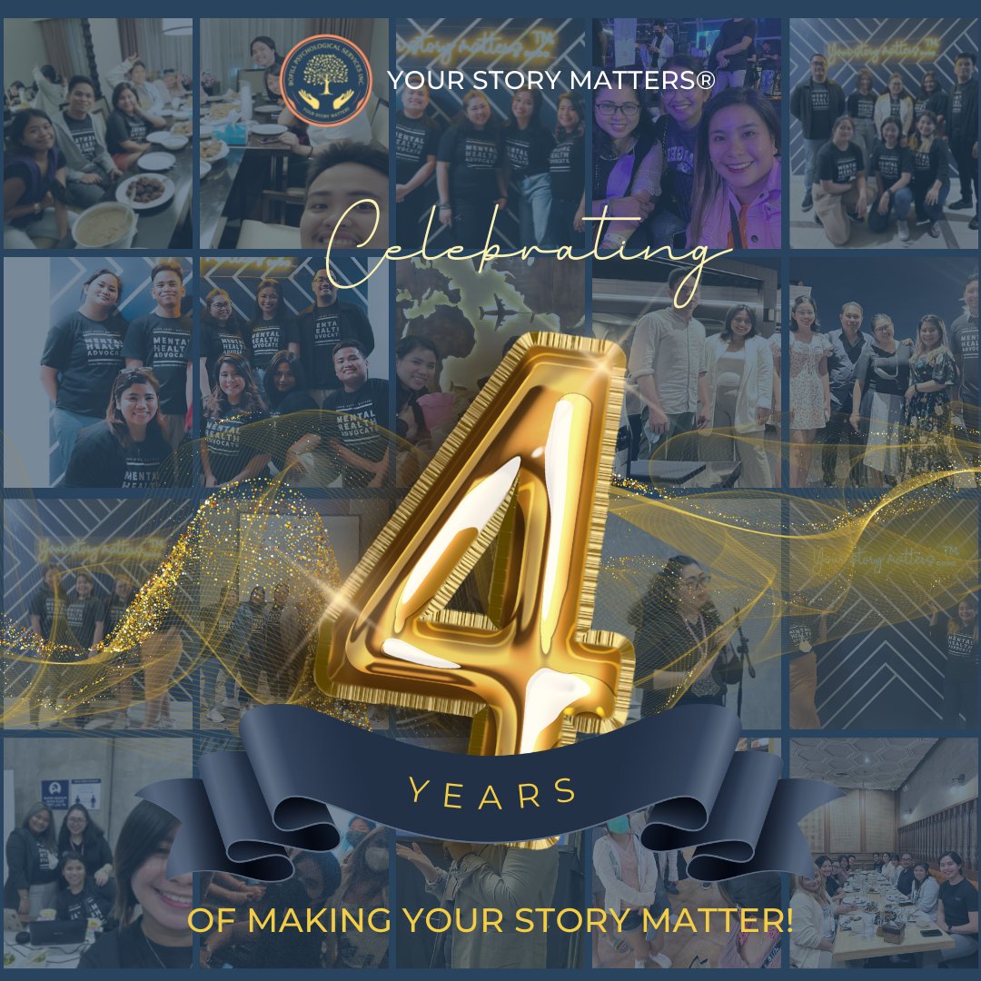 bofillpsychserv's tweet photo. BPSi turns four today! We are wishing you know that our gratitude goes beyond. Thank you for inspiring us  to be better over the years and for always trusting us. We aim to ensure that you are always welcome and that Your Story Matters®!
#BPSCares
#BPSafeSpace
#BPStoryMatters https://t.co/36wSqPouPv