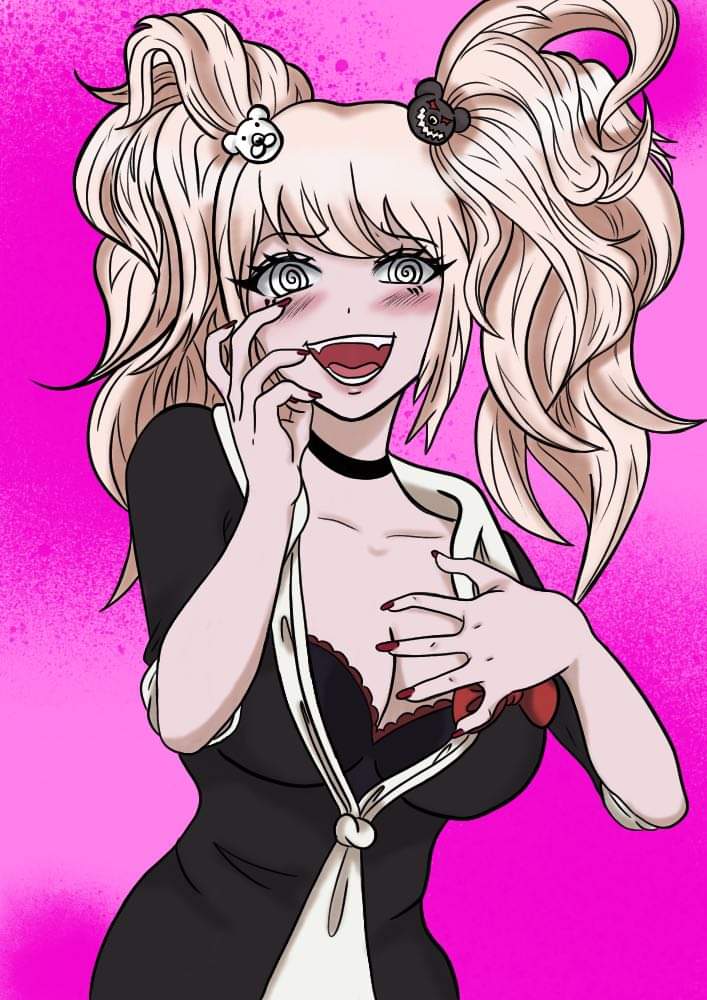 torabrandfl's tweet photo. Which one do you guys like better? Splatter or no splatter? 

#danganronpa #danganronpafanart #junko #anime #enoshima #waifu #crazy #cute https://t.co/xKZQiXqaiz