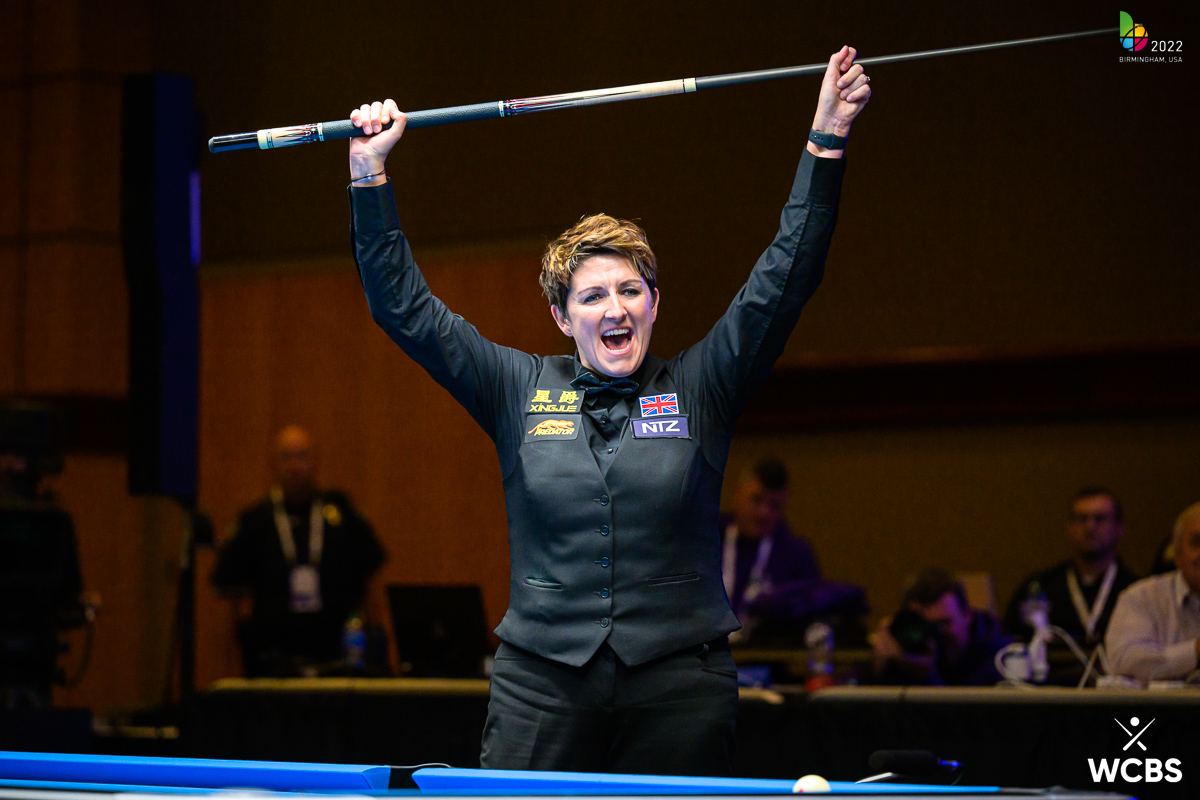 WCBSbilliards's tweet photo. 🥇Gold For Kelly Fisher!🥇

She has defeated Chou Chieh-Yu 9-5 in the #womenspool final to clinch the gold! https://t.co/2pzq1AaBHL