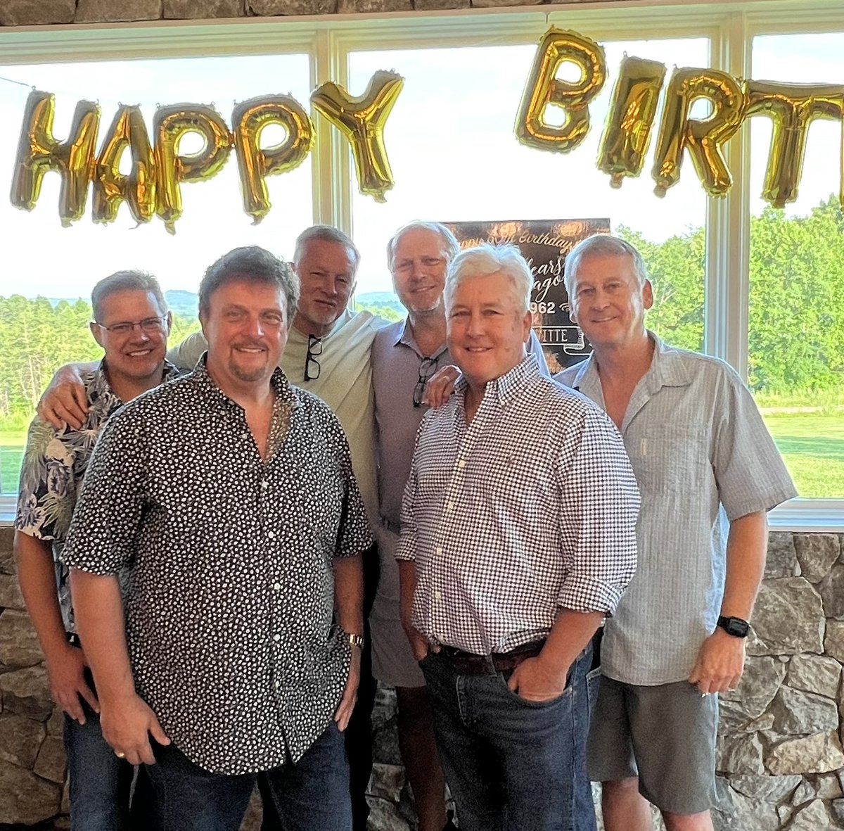 TTmorrison's tweet photo. been a longtime since this bunch stood together! HBD #60 Robert 🎂🎉🐻 https://t.co/RKrBjwsCDv