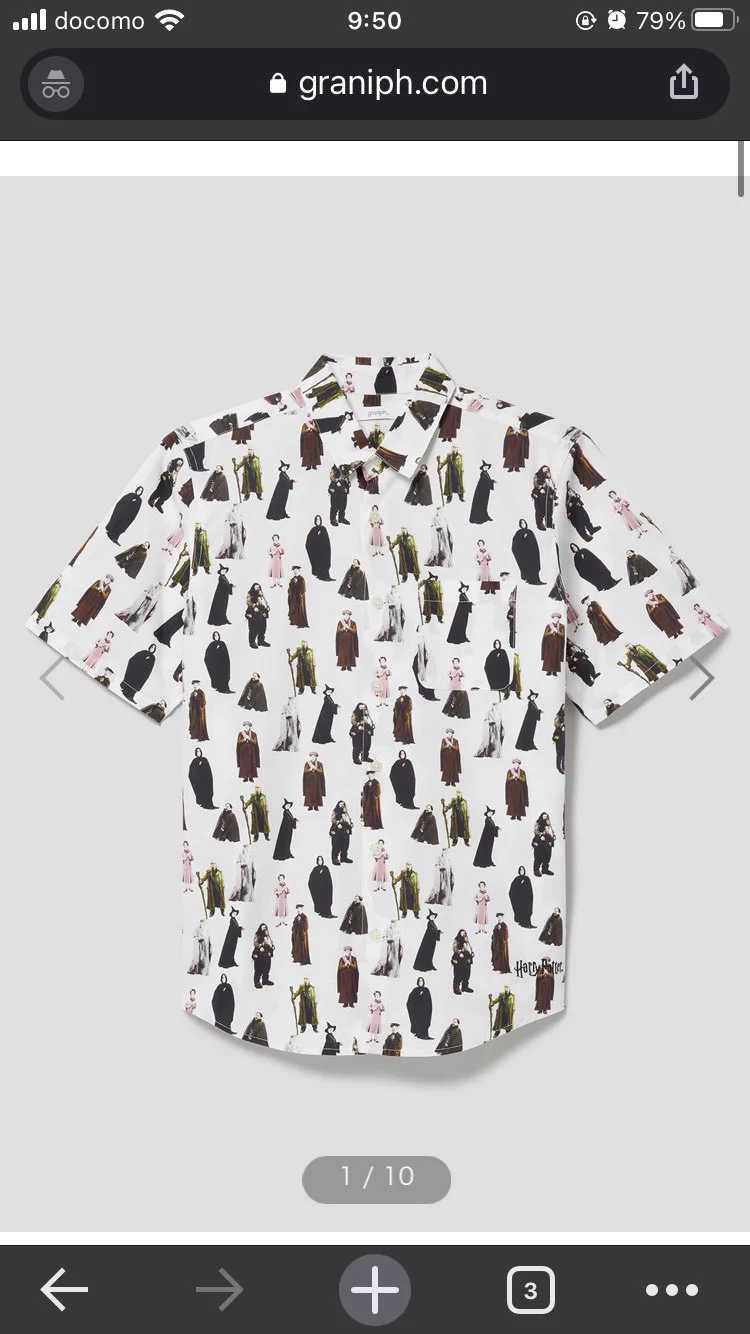 意外にお洒落？ｗｗ「ホグワーツ教職員柄シャツ」なんてものがあるらしいｗｗ