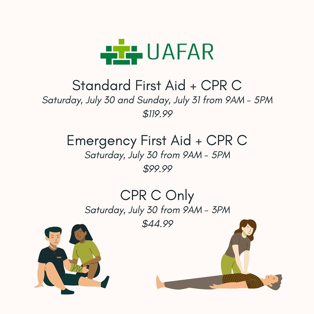 UofAFirstAid tweet picture