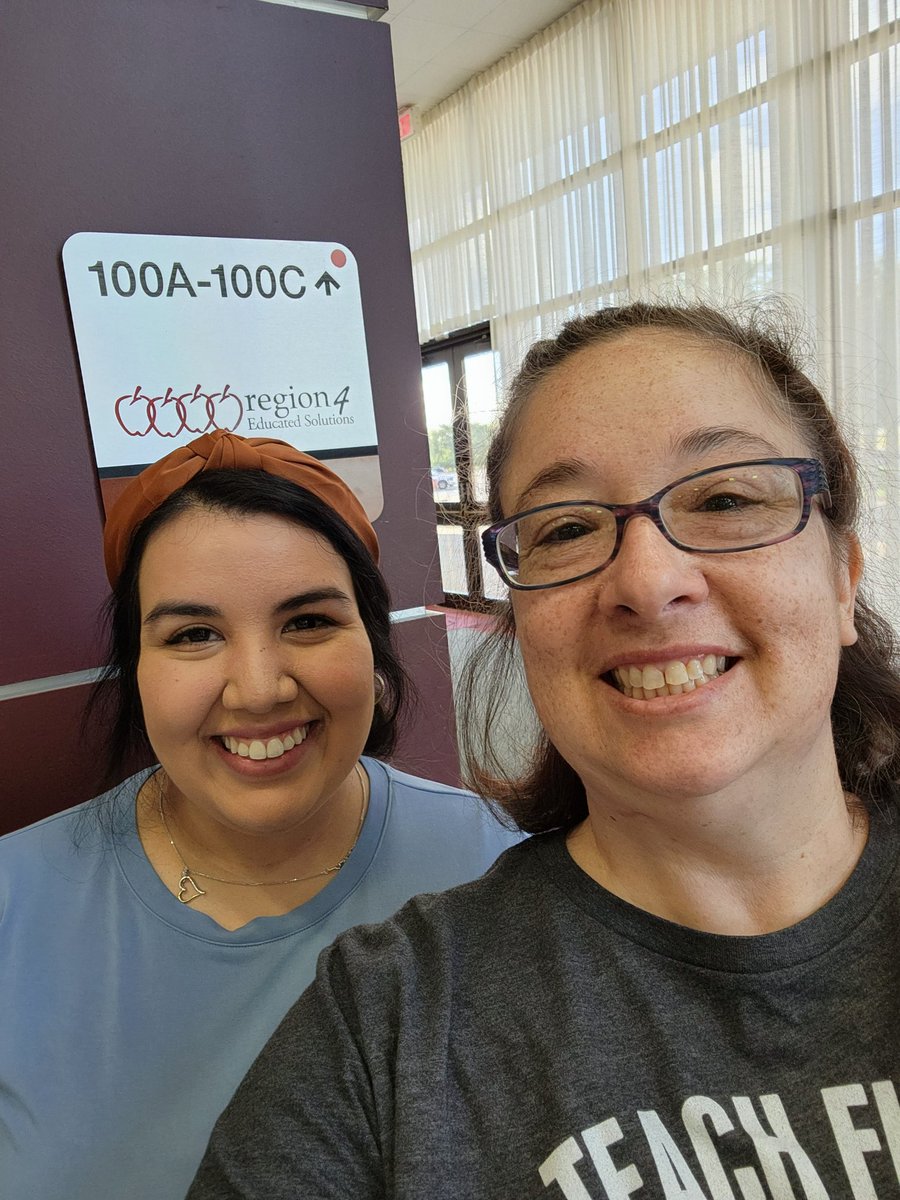 suzteaches98's tweet photo. I got to eat lunch and have some great conversations with this amazing teacher on the way to @Region4ESC to attend a math training with @R4Math. So glad you attended the training this week. @_MrsPerales #genoaowls #pisdmathchat #weteachmath #iteachfirst https://t.co/8dziuXUkwh