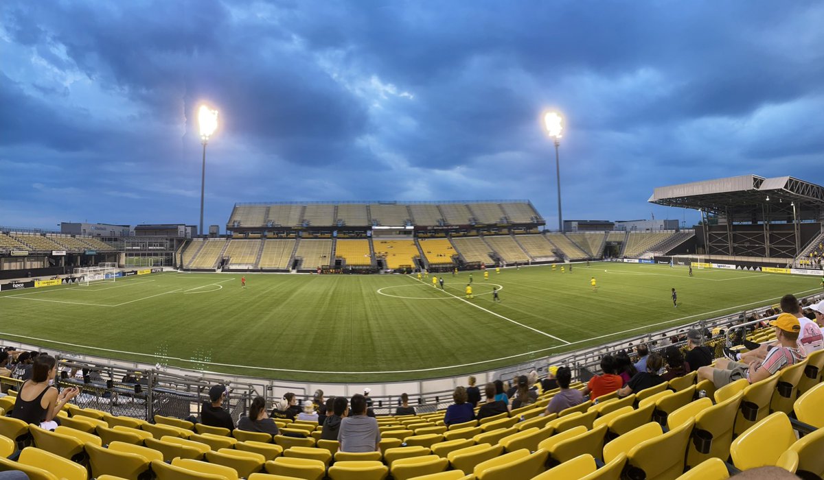 Section233_Crew's tweet photo. #HeckisPlausable finishes 4-0 to the good guys as #Crew2 win 4-0 against rivals FC FoodLion 2 #MLSnextpro https://t.co/QslkhBATg0