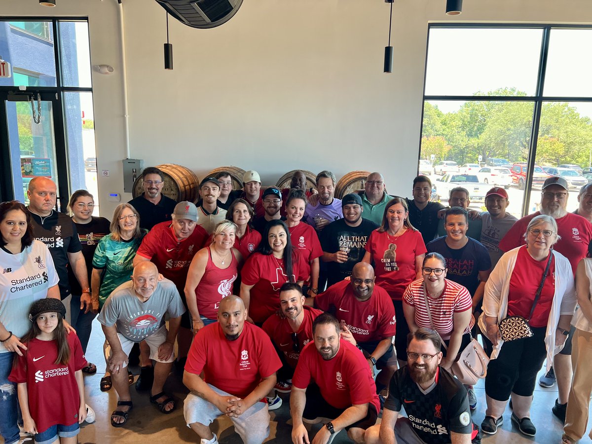Thank you, everyone, for joining us today and supporting LFCDFW as we kick off membership signups! Great to see everyone, and a fantastic event #communitybeerco #YNWA