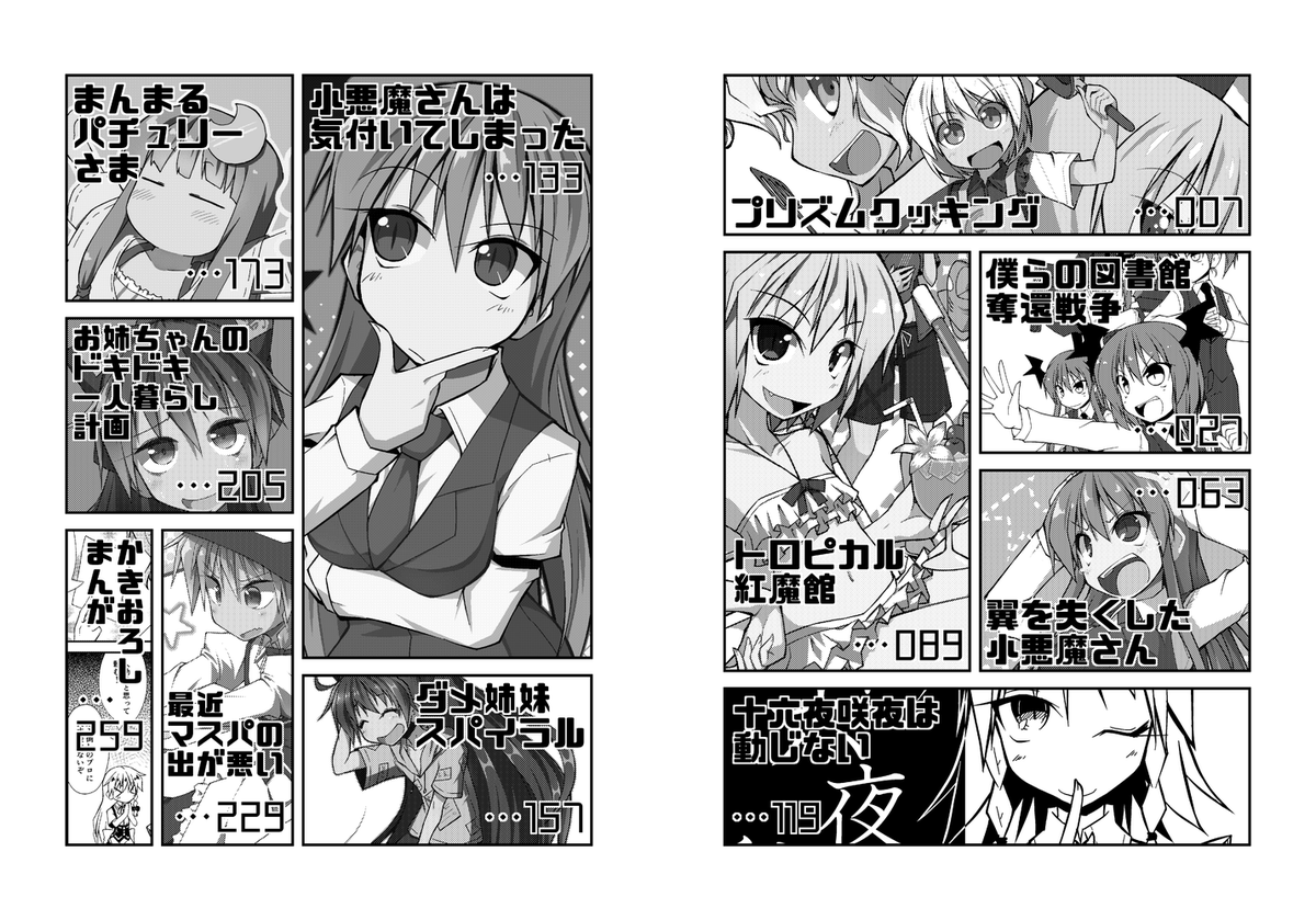 できたよ!目次が!ページ数がアホ! 