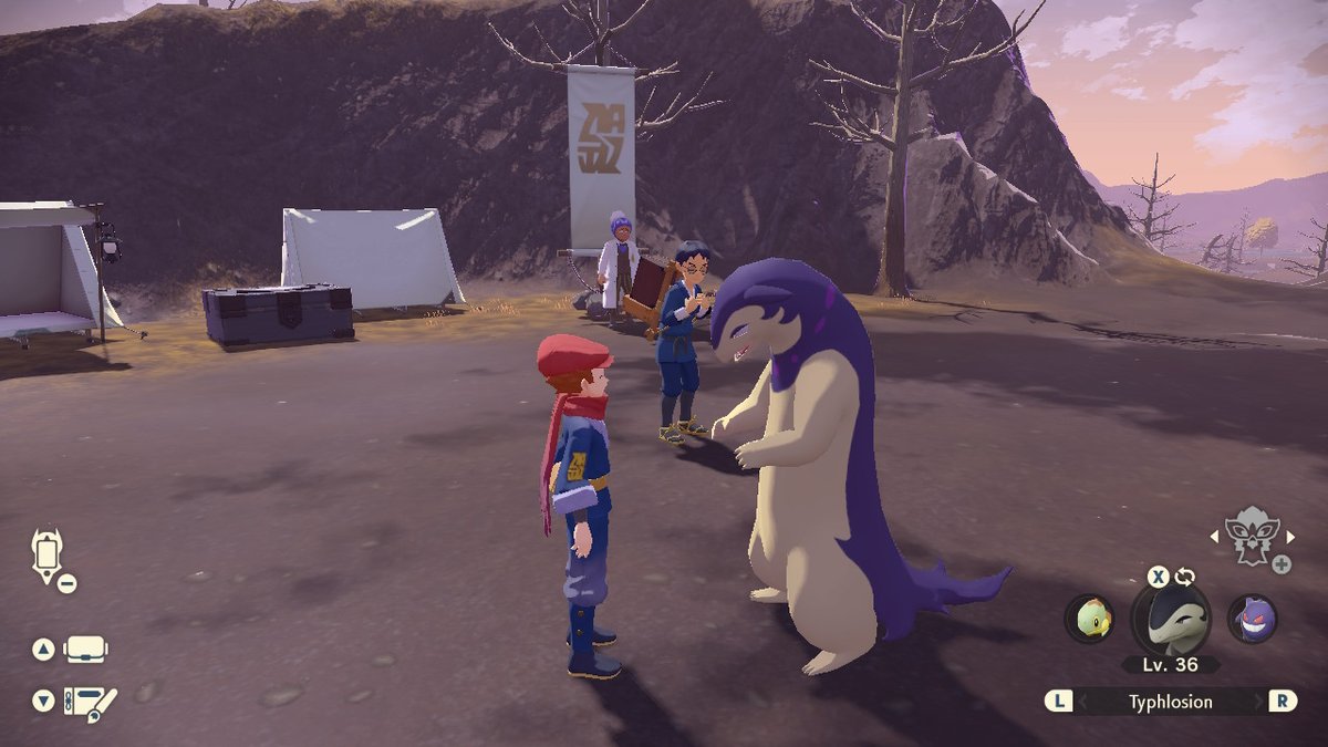 PixelGoWee's tweet image. I know there is a lot of people that hate the hisuian form of typhlosion, but I think it's kinda adorable. #PokemonLegendsArceus #NintendoSwitch