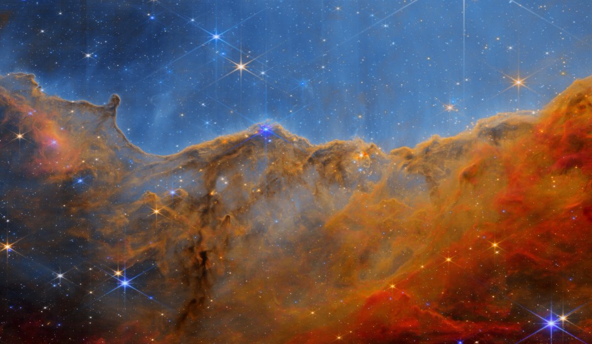 pfile's tweet photo. processed some #JWST data #NGC3324 #carina #nebula #gabrielamistral #space #astrophotography #JustWonderfulSpaceTelescope https://t.co/gSjGrl5nv9 https://t.co/v86eqCGaXz