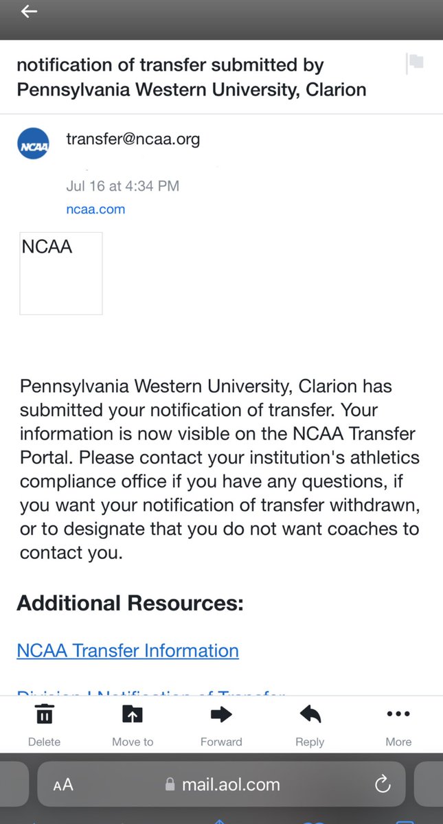 I first of all want to thank Clarion’s coaching staff for giving me a home and opportunity for the past two years.  After a lot of thought and prayer I have decided to enter into the transfer portal.  Looking forward to a bright future helping my future team.