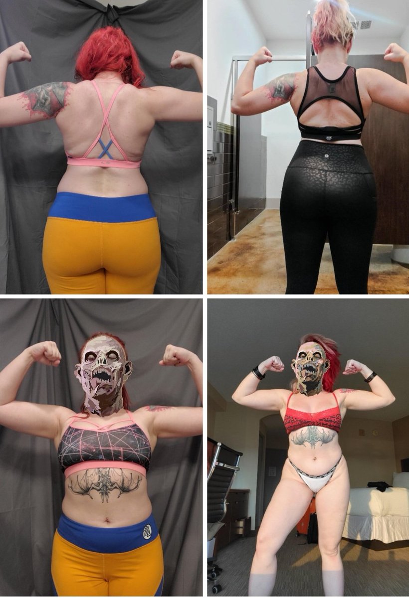 abadon_x13's tweet photo. A year and a half apart.
Ups and downs.
Consistency and restarts. 
Anxiety and depression.
Self hate and self love.
I fucking got this. https://t.co/qgOkW6EPk9