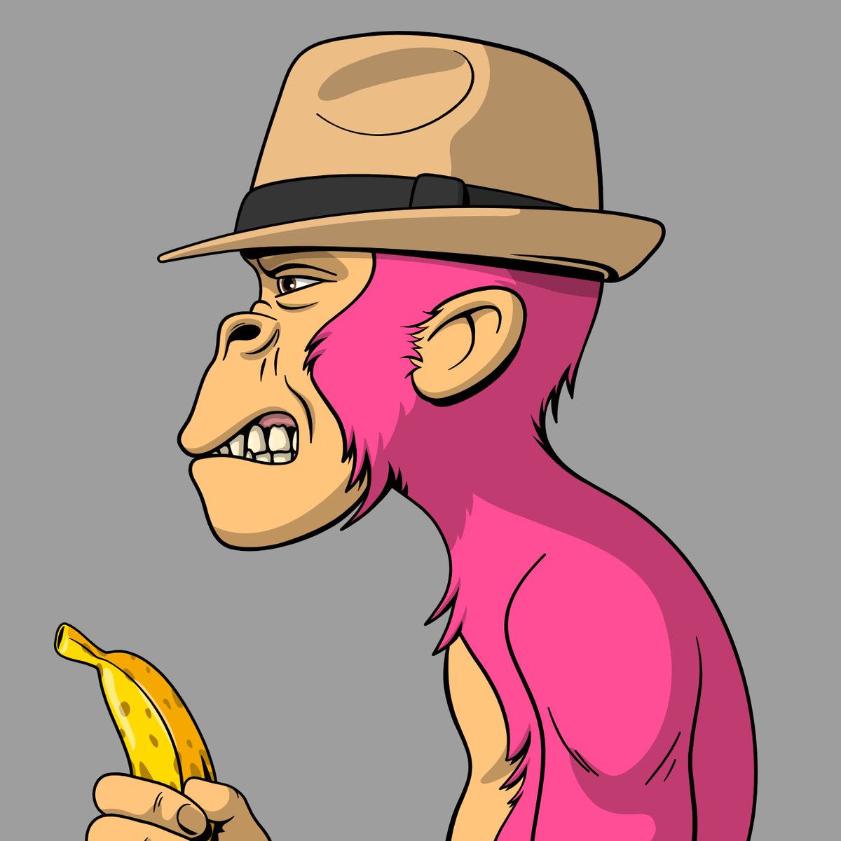 KaijuKingz94's tweet image. Face left or right? Regardless, I prefer the less ripen banana 😆. 
Joke aside, I think the one facing left has sharper colour and more depth; good use of inner shadow and heavier outline. 
Is the art one of a kind? 🤔 I'm not so sure. 
#usesense #apexclub #tamakiapes