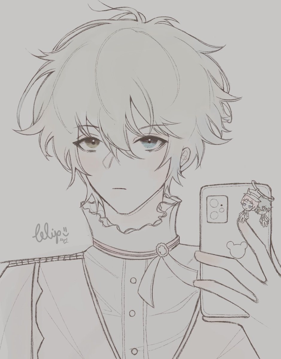 reizuleo's tweet photo. silly little mika doodle before bed 🫶 https://t.co/L0FmLoRdpV