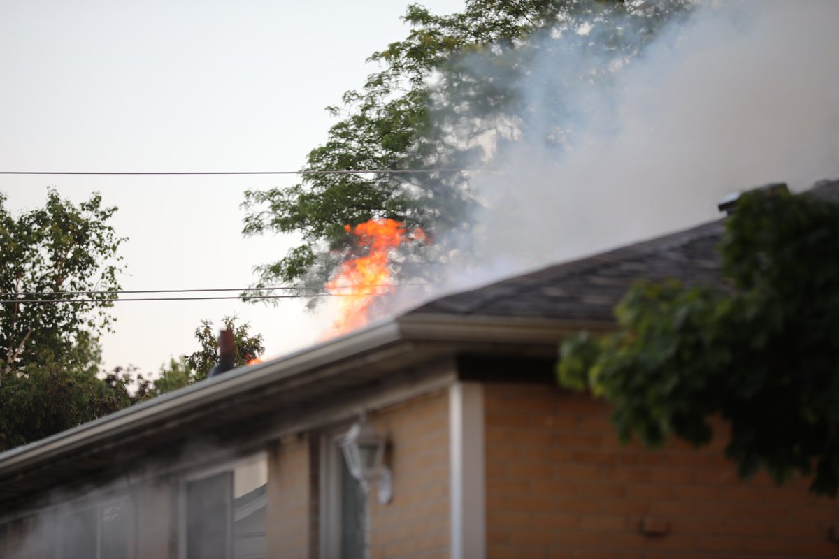 House fire in south Ajax was knocked down safely by <a href="/ajax_fire/">Ajax Fire and Emergency Services</a> with no injuries. Cause of the blaze is not known.