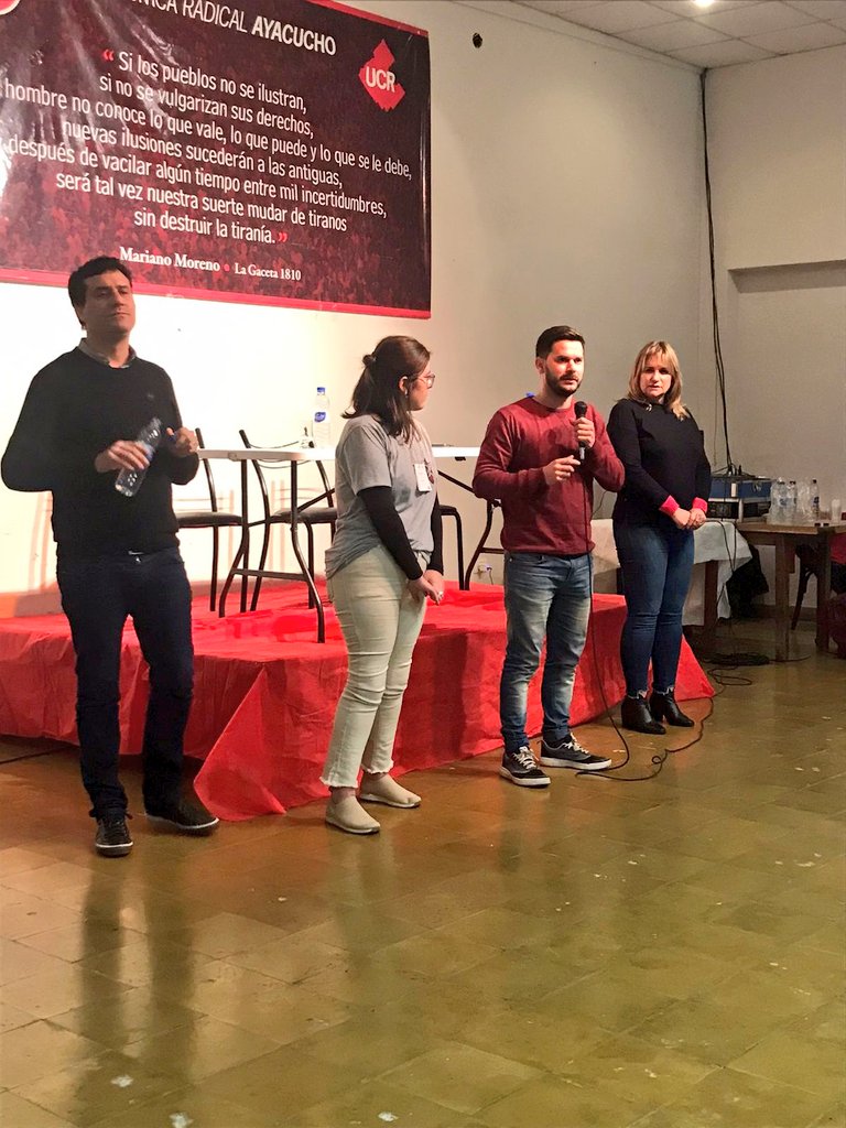 ¡Gran encuentro de la <a href="/JRQuintaSeccion/">Juventud Radical Quinta Seccion</a> !

Nos encontramos en #Ayacucho para formarnos, debatir y seguir haciendo una <a href="/JRBsAs/">JuventudRadicalBsAs</a>
Cada vez más grande 💪