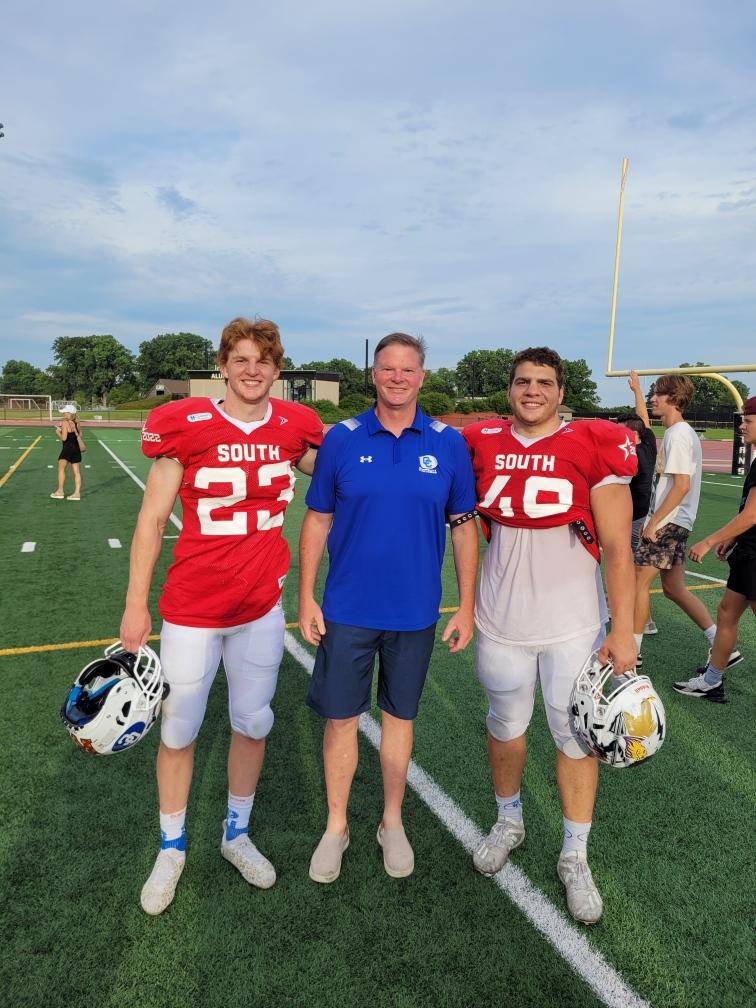 Athletics_OCHS's tweet photo. OC represented today at WI Football Coaches Association All-Star game by @Samrpaar and @AlyousefGabe Congratulations fellas! https://t.co/wjaZwVdIfc