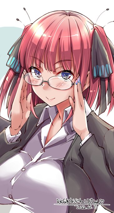 RKGK眼鏡二乃ちゃんです #五等分の花嫁 #中野二乃 
